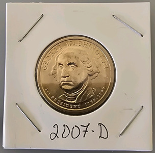 2007-D George Washington Gold Dollar Coin