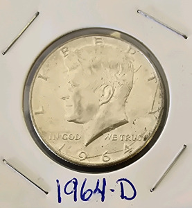 1964-D Kennedy Half Dollar Coin