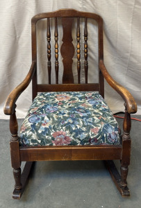 Vintage Wooden Rocking Chair