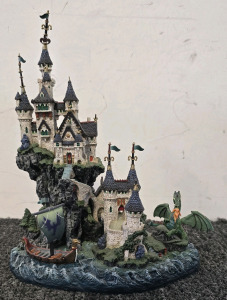 Dragon's Lair Isle 11"x9" Sculpture- By The Danbury Mint