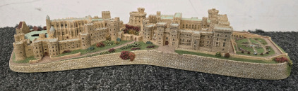 Windsor Castle 2"x18" Sculpture- "Castles Of The British Monarchy" By The Danbury Mint