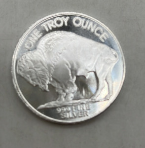 One Troy Ounce .999 Fine Silver Liberty Coin