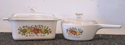 La Marjolaine Corning Ware "Spice Of Life" Casserole Dishes