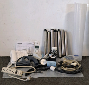 Answering System and Phone, CD Cleaners, Cords, and Non-Slip Shelf Liner