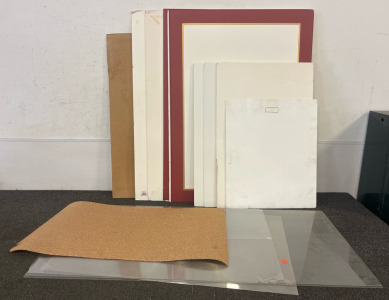 Large Picture Frame Accessories &mdash; Foam Boards, Corkboard, plastic Sheets