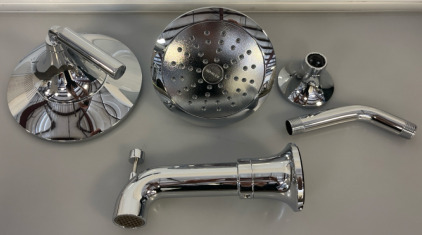 (2) Kohler Bathroom Tub & Shower Faucets & Handles