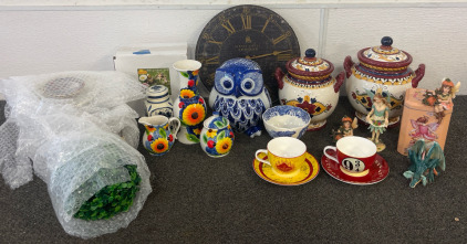 Unique Glassware, Fairy Figures, Fairy Garden Set & More