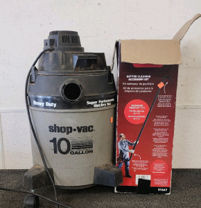 ShopVac 10 Gallon, And A Gutter Cleaning Accessory Kit
