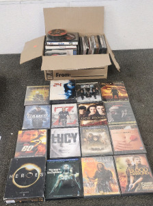 Box Of Various DVDs- Including Queen Of The Damned, Lord Of The Rings, S1 24, And S1 Heros and More!
