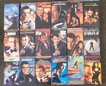 007 VHS Lot!
