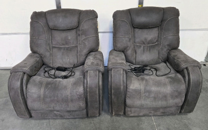 (2) Electric Recliners