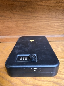 9.5" x 6.5" Black Lockbox