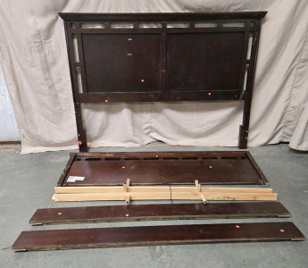 Dark Wood Bed Frame