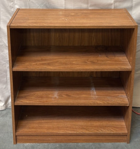 3-Shelf Wood Shelving Unit