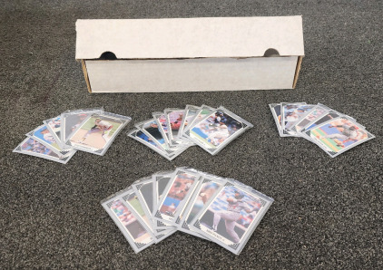 Box of Collectable Baseball Cards- Including Players Craig Wilson, Kirby Puckett, And Rickey Henderson