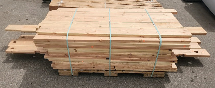 Pallet Of Wood Scrap 2"x 8"x6'