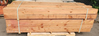 35- 5'.5"&times;6"&times;8'.9" Fire Retardant Treated Posts