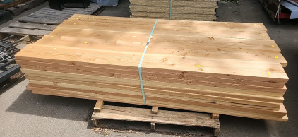 Pallet of Scrap 2"&times;8" Approximately 6'.6" Long