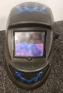 2 Welding Hoods Head Gear and a Super Soaker.