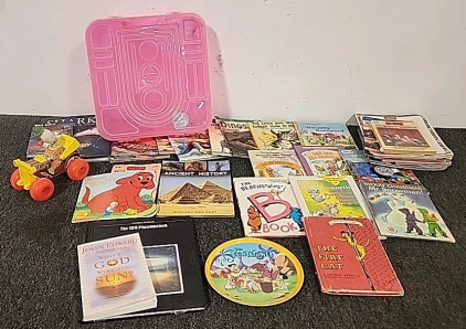 Various Books Mostly Children's Berenstain Bears,Dinosaurs and Sharks and More..