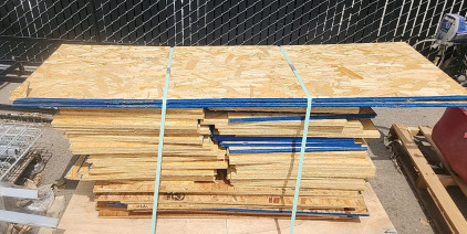 Pallet of Scrap OSB 3/4" Thick Various Sizes