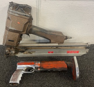 Paslode Pneumatic Framing Nailer, Vintage Ramset Fastening System Tool Model 122 MD Winchester Western Division