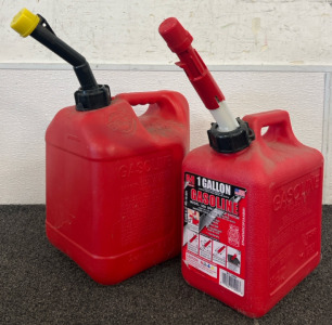 2 Gal Gasoline Can & 1 Gal Gasoline Can