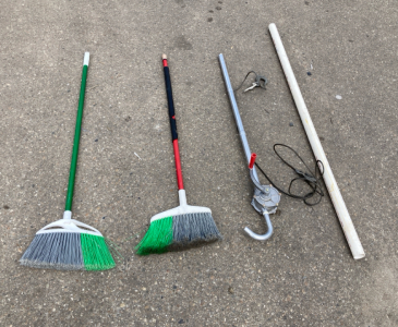 Brooms, PVC, & More