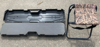 Gun Case & Camo Chair