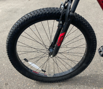 Black & Red Huffy Bike