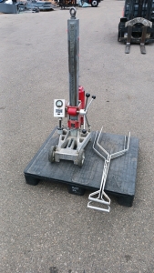 (1) Milwaukee DymoDrill Core Drill System - Model 4096 w/ Meter Box & Stand