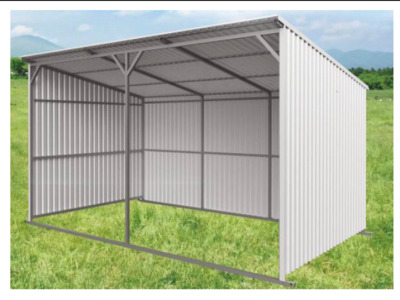 KJ New 20ftx12ft Livestock Metal Shed
