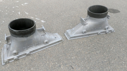 2) Johnston Street Sweeper Inlet Housings