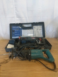 Bosch Building Extreme Rotary Hammer #50527 and Makita Reciprocating Saw #JR3000V