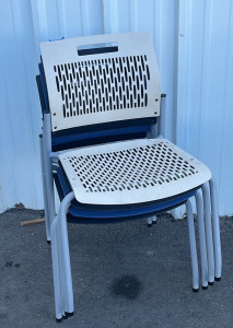 (4) Assorted Of Color Office Chairs