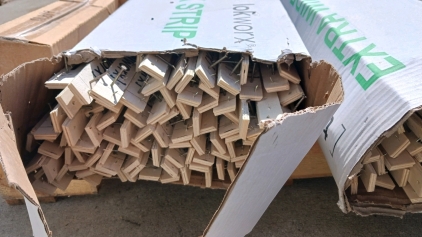 (5) Boxes of Construction Hardware - (3) Extra-Wide Tack Strip Boxes (2) Boxes of 1-Gang Low Voltage Brackets