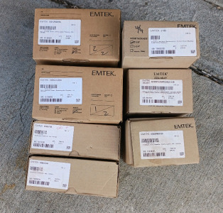 (7) Emtek Door Hardware Items - Assorted Styles & Finishes