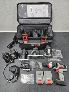 *Like New* Craftsman 20V Bolt-On Tool Set w/ 6 Attachments & Carry Bag