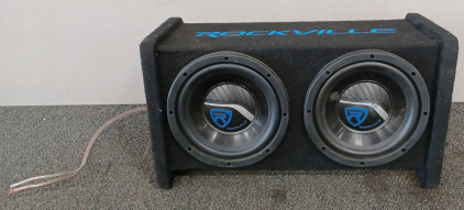 Rockville Dual Subwoofer Set