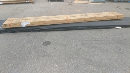 2) Bunks Assorted Lumber-(3) 24"x1.75"x14' and (9) Trex Composite Deck Board 20ft Boards