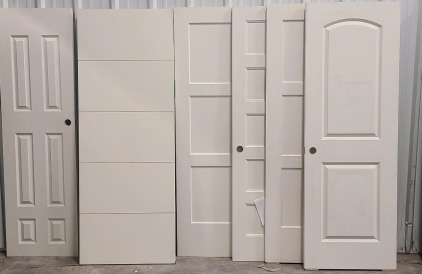 6)Assorted Doors 24x80-30x80