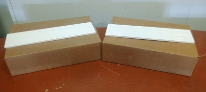 (2) Boxes Emser Tile Vogue White Gloss Wall Tile - 4"x16"