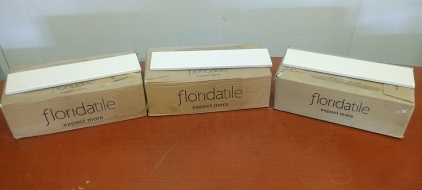(3) Boxes Florida Tile Emotive Astonished White Silk Wall Tile - 3"x12"<br/>