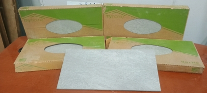 (4) Boxes My Home Gray Floor Tile - 12"x24"<br/>