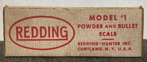 Redding Model 1 Powder and Bullet Scale