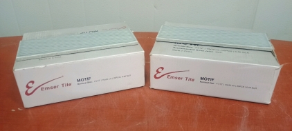 (20) Decorative Tile Boxes - (2) Emser Craft II - (1) Emser Craft - (3) Marazzi Oxford