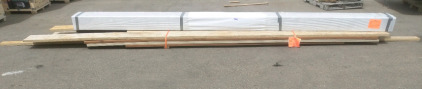 Bunk Of Assorted Lumber 18ft Beam, Up to 24ft OSB, Plus Pressure Treated Post