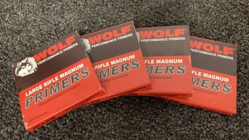 (400) Wolf Large Rifle Magnum Primers