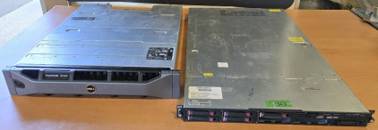 Dell PowerVault MD1220 Direct Attached Storage Array & HP ProLiant DL165 G7 Server