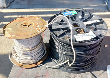 (2) Wire Spools - RG11 & #14 AWG Signal Cable